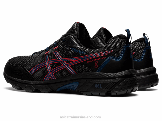 Gel-Venture 8 Black/Fiery Red Asics XXPD1488