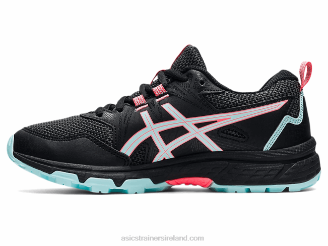 Gel-Venture 8 Grade School Black/Clear Blue Asics XXPD4510