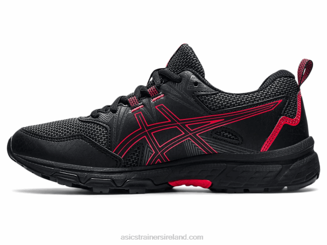 Gel-Venture 8 Grade School Black/Electric Red Asics XXPD4508