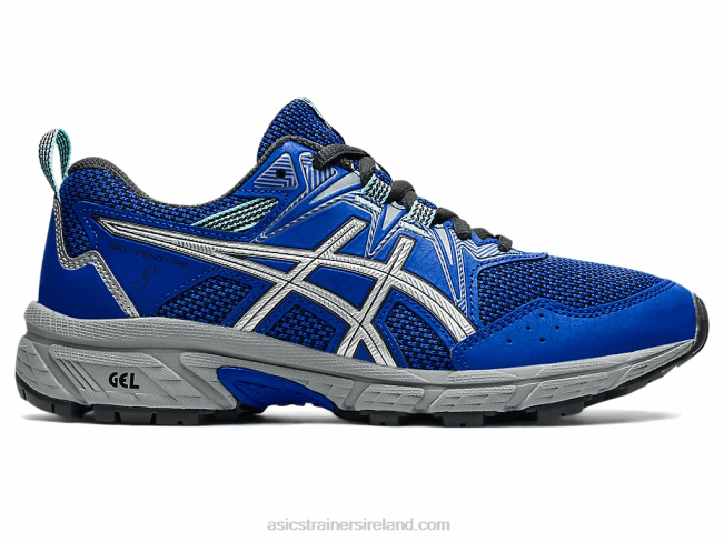 Gel-Venture 8 Grade School Lapis Lazuli Blue/Pure S Ilver Asics XXPD4509