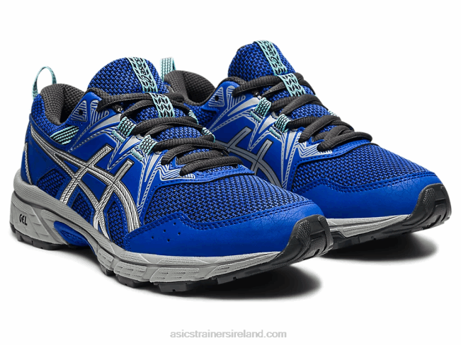 Gel-Venture 8 Grade School Lapis Lazuli Blue/Pure S Ilver Asics XXPD4509