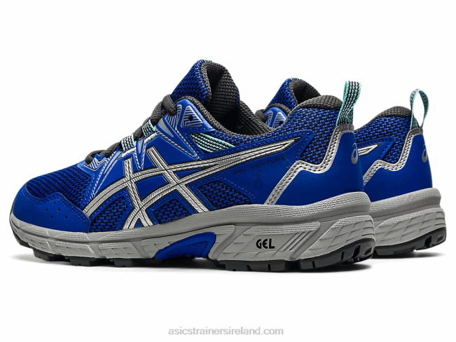 Gel-Venture 8 Grade School Lapis Lazuli Blue/Pure S Ilver Asics XXPD4509