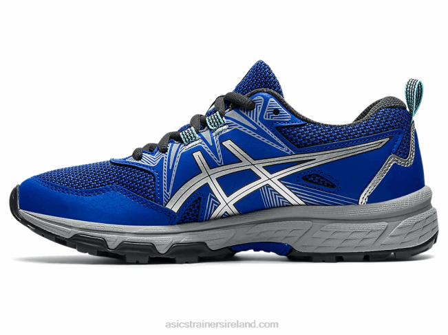 Gel-Venture 8 Grade School Lapis Lazuli Blue/Pure S Ilver Asics XXPD4509