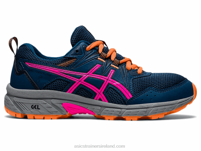 Gel-Venture 8 Grade School Mako Blue/Pink Glo Asics XXPD4494