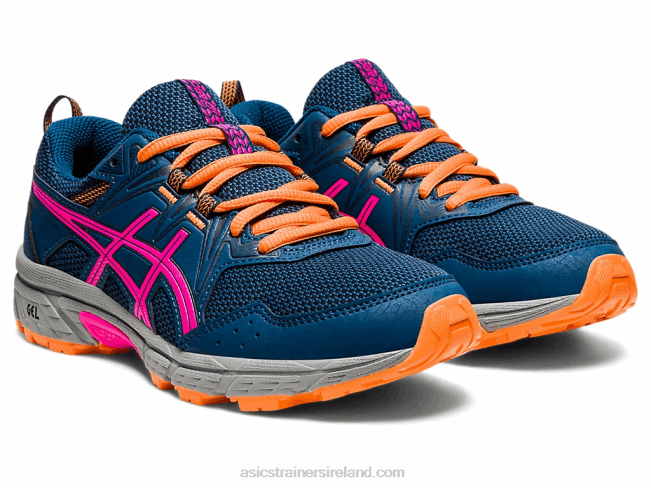 Gel-Venture 8 Grade School Mako Blue/Pink Glo Asics XXPD4494