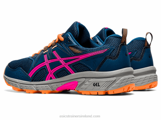 Gel-Venture 8 Grade School Mako Blue/Pink Glo Asics XXPD4494