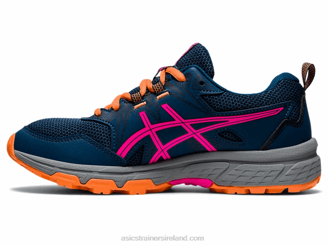 Gel-Venture 8 Grade School Mako Blue/Pink Glo Asics XXPD4494