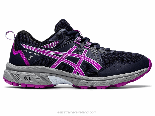 Gel-Venture 8 Grade School Midnight/Orchid Asics XXPD4376