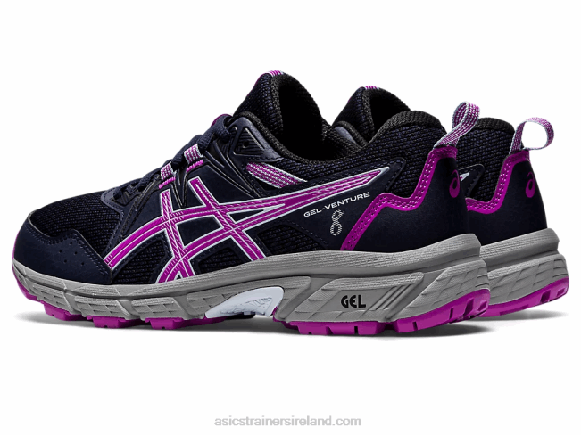 Gel-Venture 8 Grade School Midnight/Orchid Asics XXPD4376