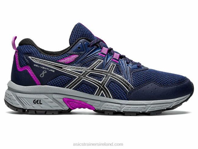 Gel-Venture 8 Midnight/Pure Silver Asics XXPD2981