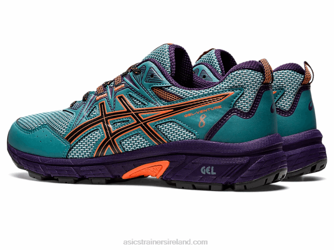 Gel-Venture 8 Misty Pine/Nova Orange Asics XXPD2879