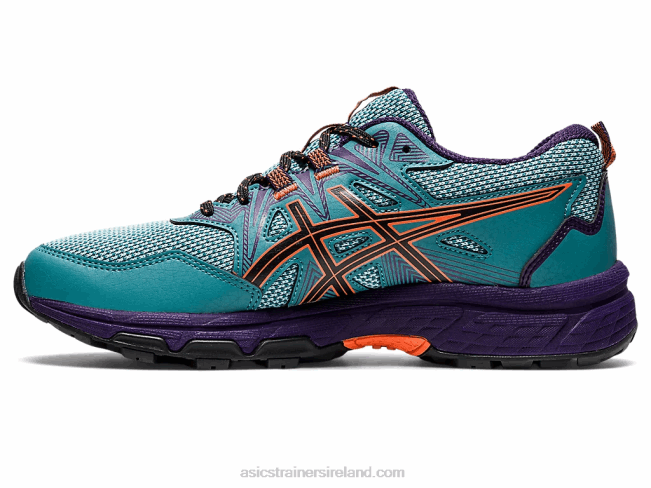 Gel-Venture 8 Misty Pine/Nova Orange Asics XXPD2879