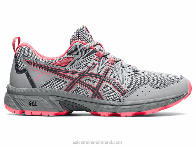 Gel-Venture 8 Piedmont Grey/Blazing Coral Asics XXPD3611