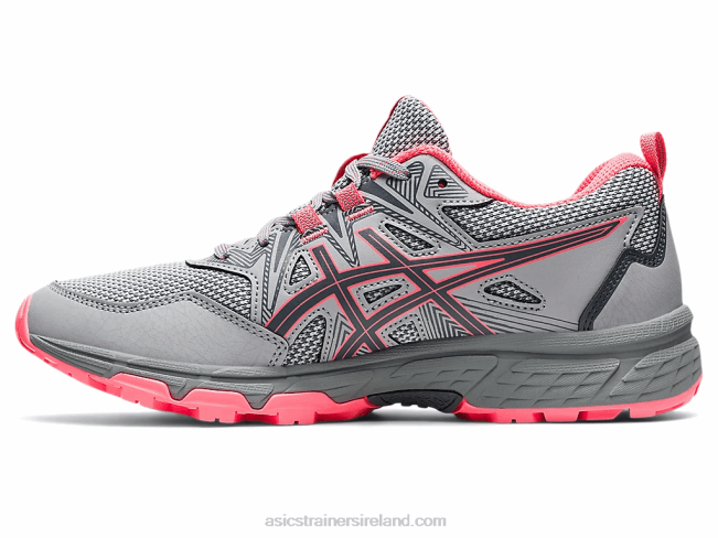 Gel-Venture 8 Piedmont Grey/Blazing Coral Asics XXPD3611