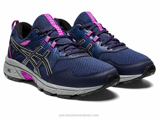 Gel-Venture 8 Wide Midnight/Pure Silver Asics XXPD2945