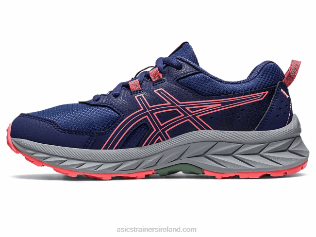 Gel-Venture 9 Grade School Indigo Blue/Papaya Asics XXPD4220