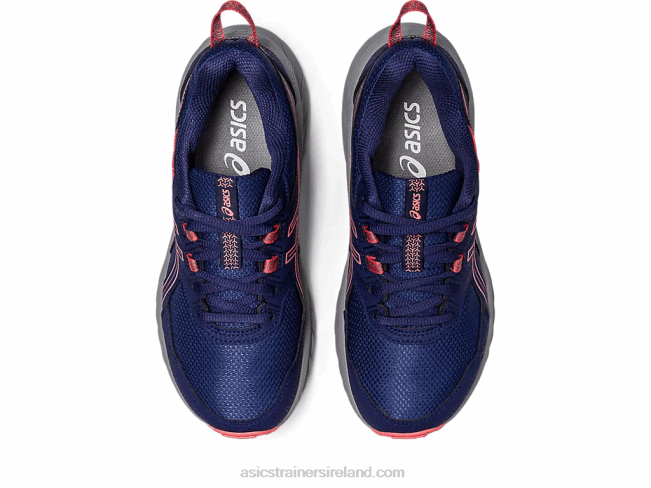 Gel-Venture 9 Grade School Indigo Blue/Papaya Asics XXPD4220