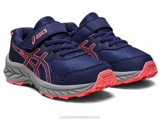 Gel-Venture 9 Pre-School Indigo Blue/Papaya Asics XXPD4218