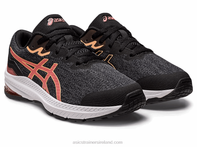 Gt-1000 11 Grade School Black/Papaya Asics XXPD4292