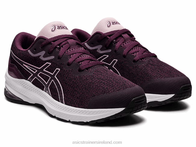 Gt-1000 11 Grade School Deep Plum/Barely Rose Asics XXPD4446