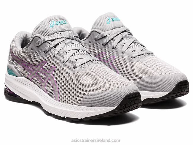 Gt-1000 11 Grade School Piedmont Grey/Lavender Glow Asics XXPD4359