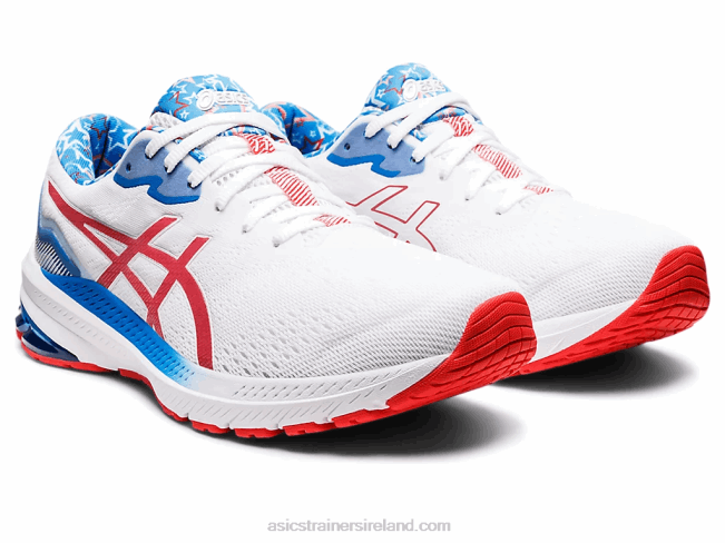 Gt-1000 11 White/Electric Red Asics XXPD1278