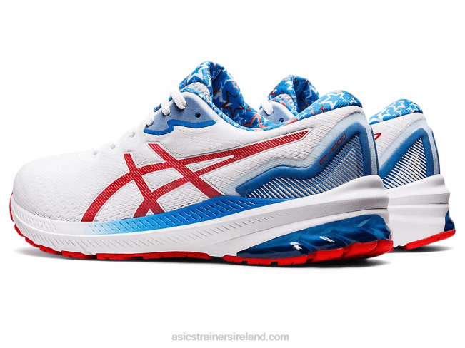 Gt-1000 11 White/Electric Red Asics XXPD1278