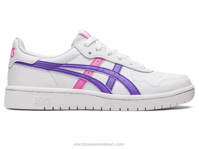 Japan S Grade School White/Amethyst Asics XXPD4328