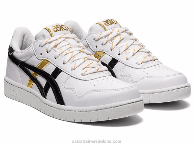 Japan S Grade School White/Black Asics XXPD4550