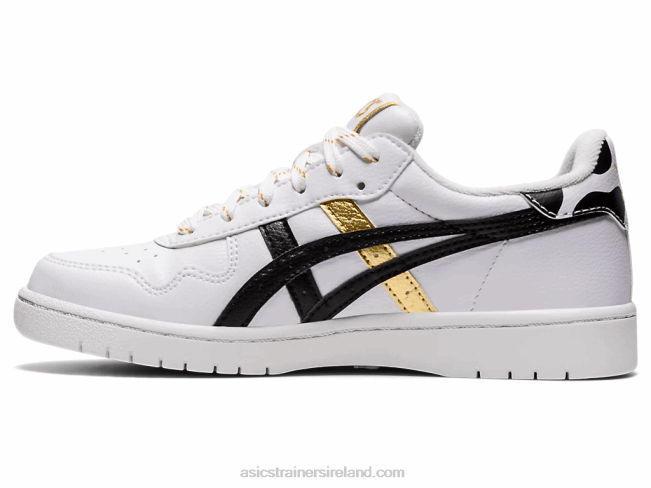 Japan S Grade School White/Black Asics XXPD4550