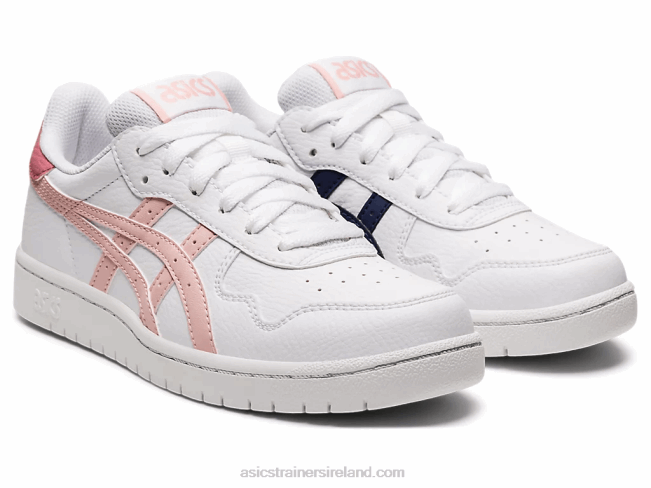 Japan S Grade School White/Ginger Peach Asics XXPD4444