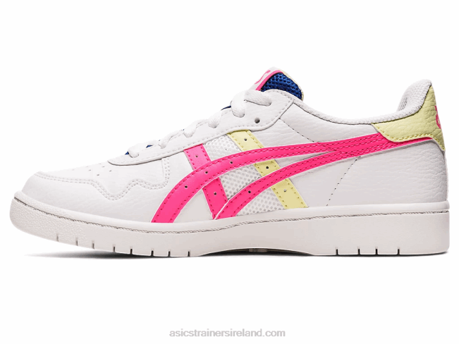 Japan S Grade School White/Hot Pink Asics XXPD4415