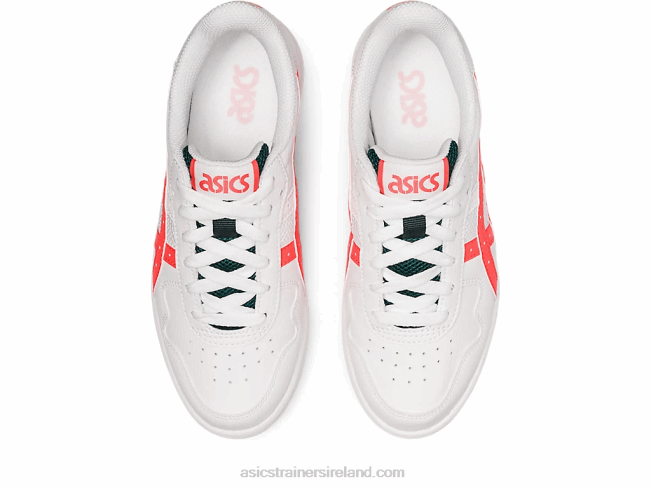 Japan S Grade School White/Hot Pink Asics XXPD4415