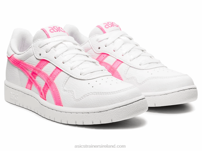 Japan S Grade School White/Hot Pink Asics XXPD4552