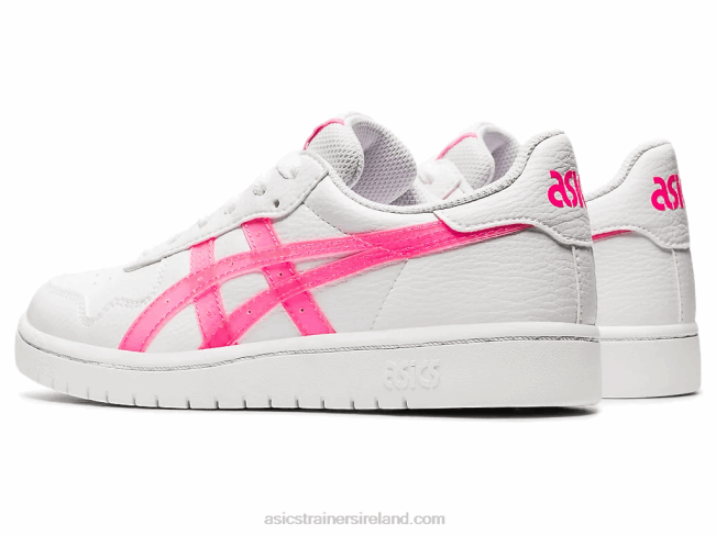 Japan S Grade School White/Hot Pink Asics XXPD4552