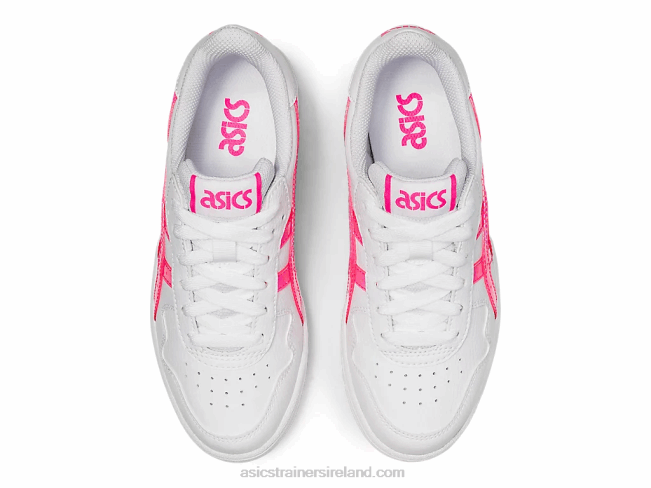 Japan S Grade School White/Hot Pink Asics XXPD4552