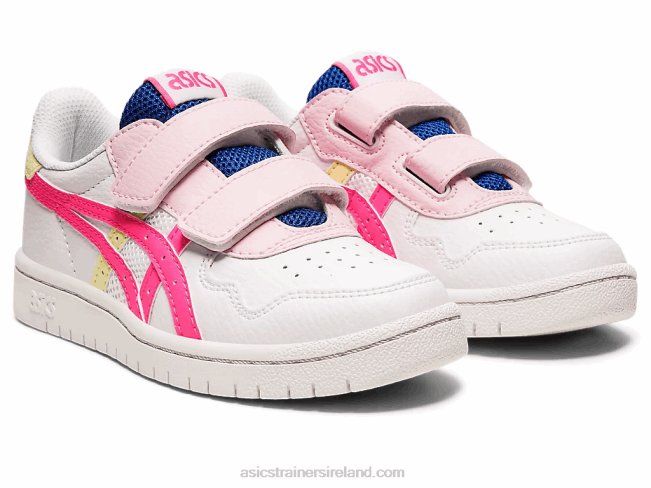 Japan S Pre-School White/Hot Pink Asics XXPD4418