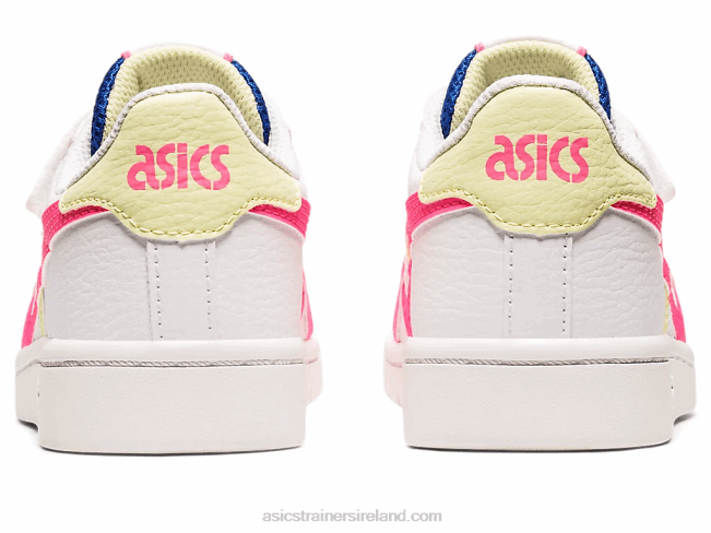 Japan S Pre-School White/Hot Pink Asics XXPD4418