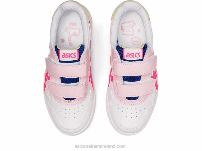 Japan S Pre-School White/Hot Pink Asics XXPD4418