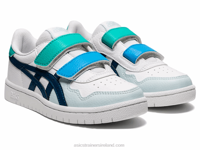 Japan S Pre-School White/Mako Blue Asics XXPD4540