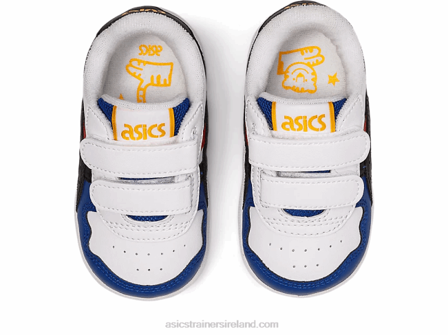 Japan S Toddler Size White/Black Asics XXPD4428