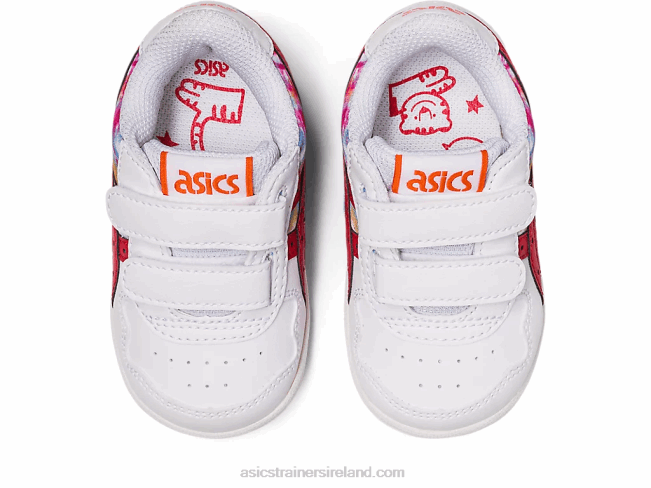 Japan S Toddler Size White/Classic Red Asics XXPD4329