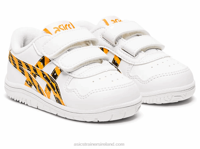 Japan S Toddler Size White/Fellow Yellow Asics XXPD4443