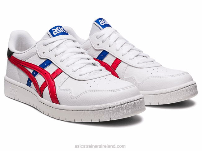 Japan S White/Classic Red Asics XXPD648