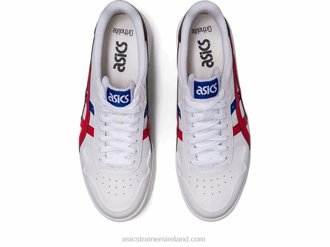 Japan S White/Classic Red Asics XXPD648