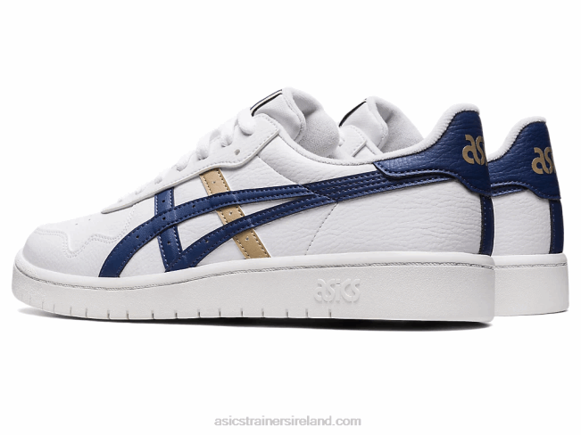 Japan S White/Indigo Blue Asics XXPD643