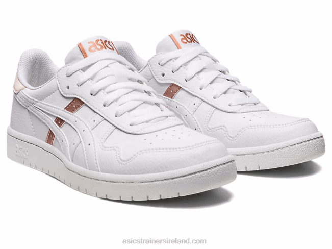 Japan S White/Rose Gold Asics XXPD2608