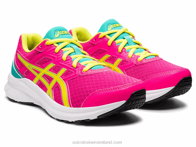 Jolt 3 Grade School Pink Glo/Sour Yuzu Asics XXPD4490