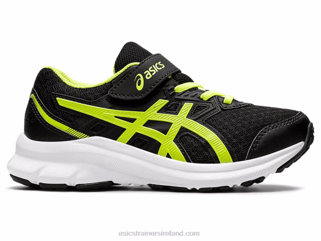 Jolt 3 Pre-School Black/Hazard Green Asics XXPD4529