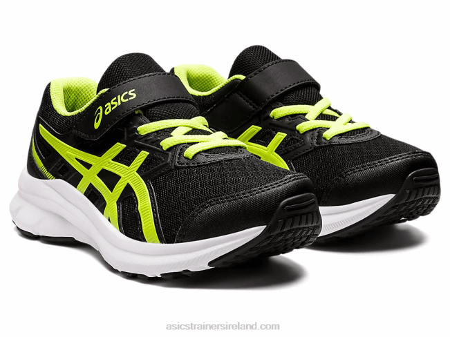 Jolt 3 Pre-School Black/Hazard Green Asics XXPD4529